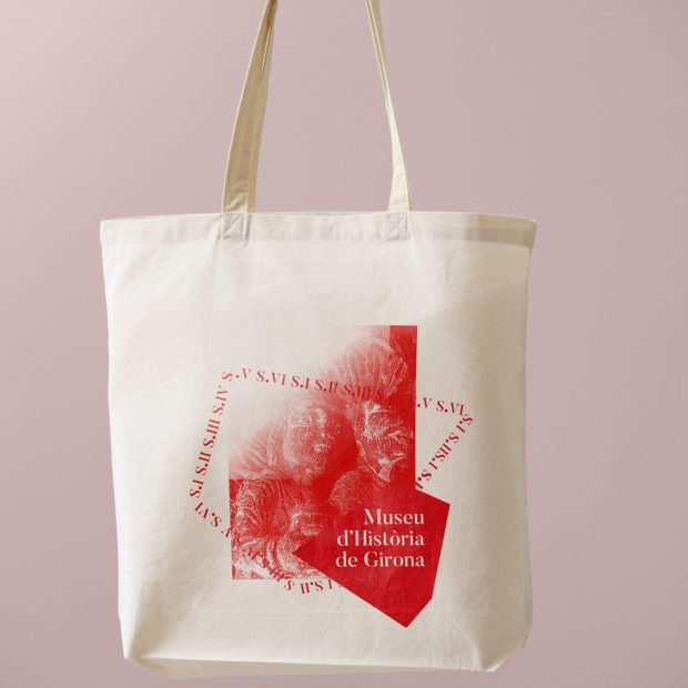 disseny publicitari, en bossa de ma o tote bag amb logo i imatge coorporativa